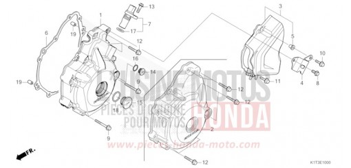 PANNEAU CARTER-MOTEUR G. CRF300LAM de 2021